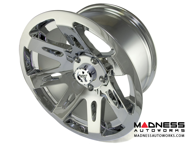 Jeep Wrangler JK Aluminum XHD Wheel - 17x9" - Chrome